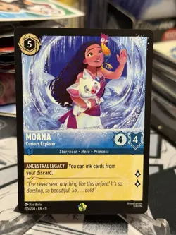 Disney Lorcana - Moana - Curious Explorer - Winterspell Non-Foil 155/204 - Image 2