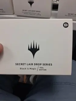 Magic The Gathering - Secret Lair Black is Magic Foil Edition - MTG NEU & OVP - Image 1