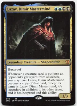 Lazav, Dimir Mastermind *Regular* ZNC 92 NM - Image 1