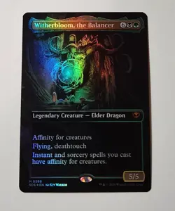 MTG Magic Secrets of Strixhaven Witherbloom the Balancer Borderless Foil Presale - Image 3