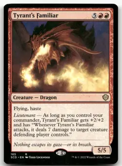 Tyrant's Familiar #165 (NM) Starter Commander SCD Magic MTG - Image 1
