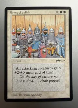 Army of Allah Arabian Nights Magic The Gathering - Image 1