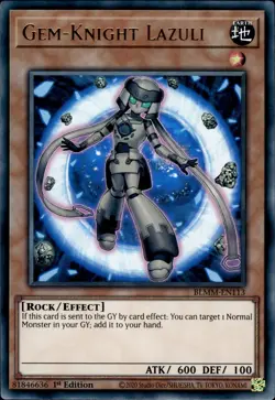 Gem-Knight Lazuli - Ultra Rare 1st Edition BLMM-EN113 - NM - YuGiOh - Image 1
