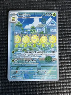Pokemon TCG Sunflora Card 169/167 Twilight Masquerade Series - Image 1