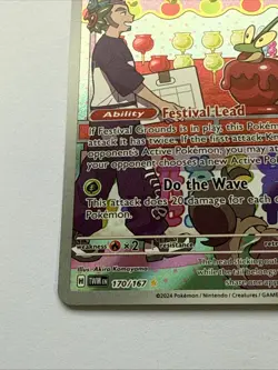 Pokemon TCG Dipplin 170/167 Sv06: Twilight Masquerade Illustration Rare Holo - Image 2