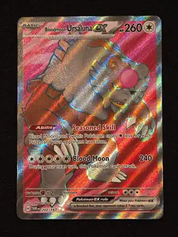 Bloodmoon Ursaluna ex 202/167 Sv06: Twilight Masquerade Holo Pokemon TCG NM - Image 1