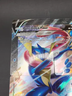 Pokemon TCG Greninja V-Union Holo Card Set of 4 SWSH Promo Cards SWSH155-158 - Image 3