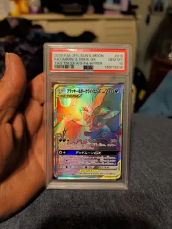 Umbreon & Darkrai GX Pokemon 2019 sm12a Tag All Stars HR Japanese 215/173 PSA 10 - Image 5