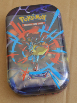 Pokemon Mega Evolution Mini Tin Mega Lucario New Sealed - Image 1
