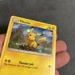 Pokemon Card Pikachu SM183 SM Black Star Promo Holo Near Mint - Image 4