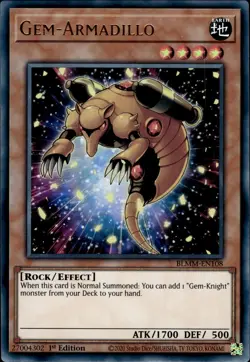Gem Armadillo - Ultra Rare 1st Edition BLMM-EN108 - NM - YuGiOh - Image 1