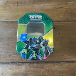 Pokemon Zygarde EX 2016 Shiny Kalos EMPTY Collector Tin – Excellent Condition - Image 1