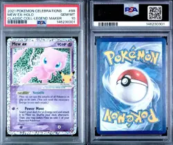 2021 Pokemon CELEBRATIONS MEW EX HOLO 88 CLASSIC PSA 10 GEM MINT - Image 3