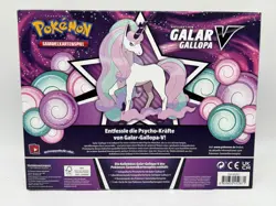 Pokemon Galar Gallopa V Kollektion Box | Neu | Deutsch SEALED, vom Handler! - Image 2