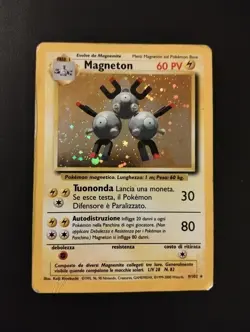 Pokemon Magneton 9/102 Set Base Rara Holo ITA - Image 1