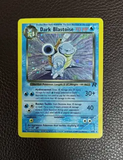 Pokemon TCG Dark Blastoise 3/82 Holo Rare WOTC: Team Rocket - Image 1