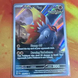 Pokemon Slither Wing Illustration Rare Holo SV04 Paradox Rift 203/182 - Image 1