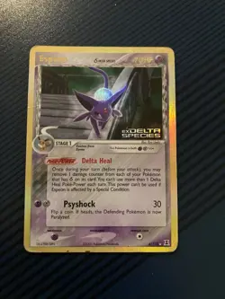 Pokemon Espeon EX Delta Species 4/113 Reverse Holo - Image 1