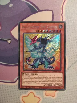 YUGIOH Drago fotonico occhi galattici BLMM-it007 Rara segreta 1stEd Chibi - Image 1