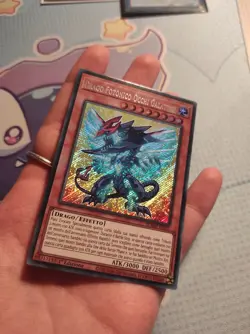YUGIOH Drago fotonico occhi galattici BLMM-it007 Rara segreta 1stEd Chibi - Image 3