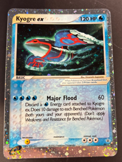 Kyogre EX Holo 2003 Pokemon Black Star Nintendo Promo 001 RARE! - Image 1