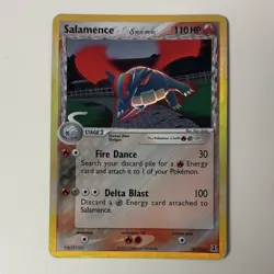 Pokemon Salamence EX Delta Species 14/113 Holo Rare 110HP Stage 2 2005 English - Image 1