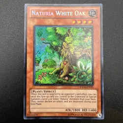 YuGiOh Naturia White Oak HA01-EN051 Secret Rare Unlimited NM - Image 1