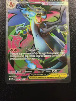 Pokemon TCG Mega Charizard X ex - 109/094 Holo ME02: Phantasmal Flames NM - Image 3