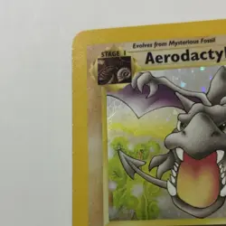 Pokemon TCG Aerodactyl Fossil 1st Edition Holo Rare 1/62 Wizards 1999 LP READ - Image 5