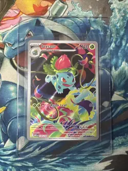 Ivysaur 134/132 Illustration Rare Pokemon Mega Evolution Full Art English TCG - Image 1