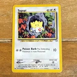 Pokemon TCG Togepi Neo Genesis 51/111 Regular Unlimited Uncommon A29 - Image 1
