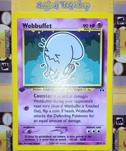 Pokemon Wobbuffet Neo Discovery 1st Edition Non-Holo Rare 35/75 NM - Image 5