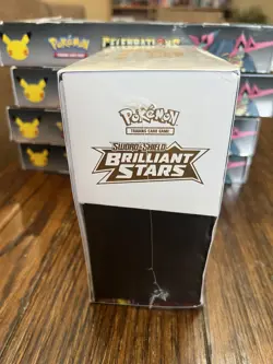 Pokemon TCG Sealed Brilliant Stars Pokemon Center ETB in plastic display case - Image 3