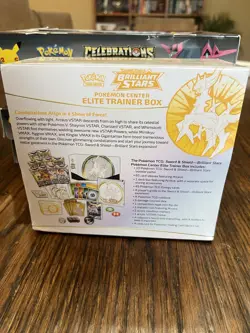 Pokemon TCG Sealed Brilliant Stars Pokemon Center ETB in plastic display case - Image 4