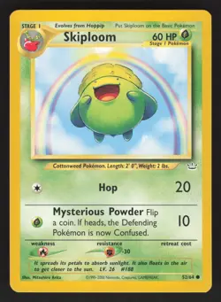 Skiploom 52/64 Pokemon TCG Neo Revelation VLP - Image 1