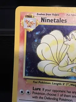Ninetales Holo Base Set 2 13/130 MP/HP Pokemon TCG Vintage WoTC - Image 2