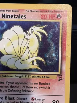 Ninetales Holo Base Set 2 13/130 MP/HP Pokemon TCG Vintage WoTC - Image 3