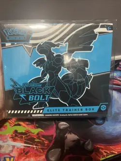 Pokemon TCG Black Bolt Elite Trainer Box Etb Factory Sealed NEW With Case - Image 1