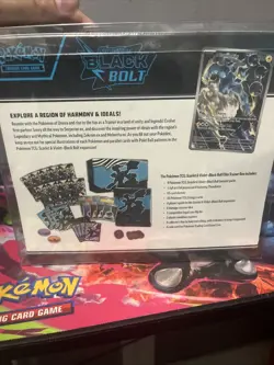 Pokemon TCG Black Bolt Elite Trainer Box Etb Factory Sealed NEW With Case - Image 3