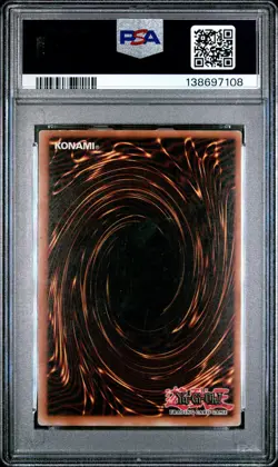 2004 YU-GI-OH! KAIBA EVOLUTION STARTER DECK #001 BLUE-EYES WHITE DRAGON PSA 4 - Image 2