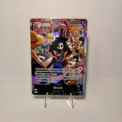 OP15-022 Brook Alt Art Leader Adventure on Kami’s Island One Piece TCG English - Image 1