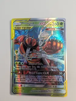 Pheromosa & Buzzwole GX Unbroken Bonds Holo Card 1/214 Ultra Rare Full Art - Image 1