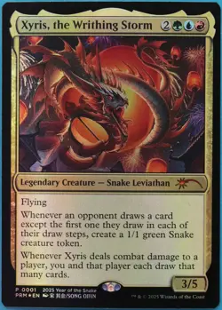 Xyris, the Writhing Storm (Year of the Snake 2025 Promo) FOIL NM CARD (514614) - Image 1