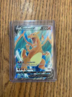 Pokemon Charizard V 153/172 Swsh09 Brilliant Stars Ultra Rare Full Art Holo Card - Image 1