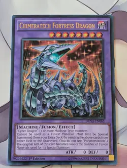 DUSA-EN065 Chimeratech Fortress Dragon Ultra Rare 1st Edition Yugioh Card NM - Image 1