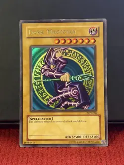 Yu-Gi-Oh Blue Eyes White Dragon, Dark Magician And JP Dark Magician 3 Card Lot - Image 3