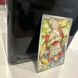 Hisuian Growlithe 181/167 Pokemon Twilight Masquerade Holo Full Art Card - Image 2