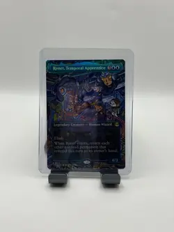 MTG, Renet, Temporal Apprentice FOIL $3 ORDER MIN 202 NM (Borderless) TMT Teenag - Image 1