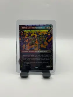 MTG, Raph & Leo, Sibling Rivals FOIL $3 ORDER MIN 249 (Showcase) Teenage Mutant - Image 1