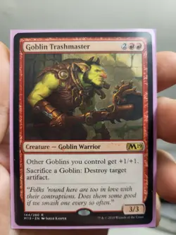 MTG / Goblin Trashmaster / M19 / #144 / Regular / Rare / NM - Image 1